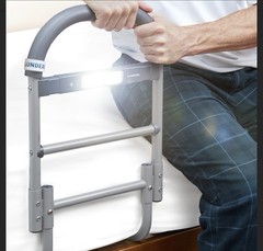 Lunderg Bed Assist Rail Motion Sensor LED Light Open Box (No Glow Wrist Band)
