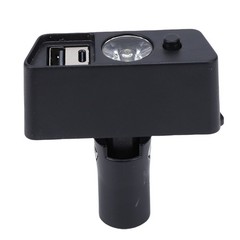 2-Electric Chair LED Light Mounted With 3 Pin XLR Head USB Charging Port
