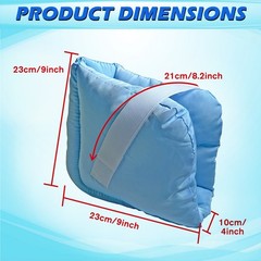 2X Heel Pillows Pads Bed Sore Cushion Heel Protectors for Feet Boot for Injuries