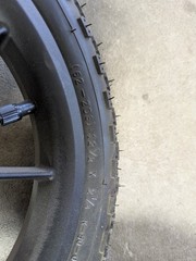 Quickie Composite 7 Spoke Wheelchair Wheel Pair 12-1/2″ Pneumatic Tires + Extra
