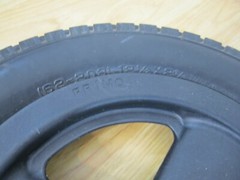 (2) 2.25×12 QUICKIE IRIS Power Express Wheel 1/2″ axle, Flat Free – EXCELLENT