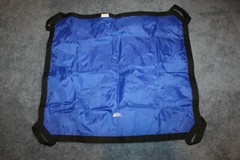 SkiL-Care Super Sling 4 Handle Transfer Pad Heavy Duty Blue/Black Nylon 38″ Squ.