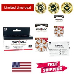 Proline Advanced Hearing Aid Batteries 312 | 48 Count | Longest Lasting & Chi…