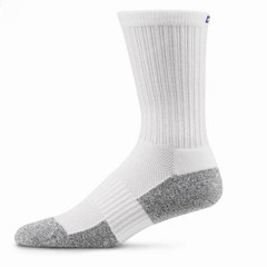 Dr. Comfort Shape to Fit Crew Length Socks Unisex White MEDIUM Lot Of 2 Pairs