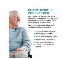 QuickChange Male Maximum Absorbency Incontinence Wrap, One-Size, 8 Count