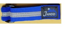 Jandd Bicycle Ankle Strap or Leg Band – Royal Blue with Silver Reflector