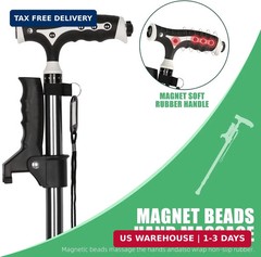 Hold 440 Lbs Walking Cane for Men & Women Aluminum Alloy Lightweight Height Adju