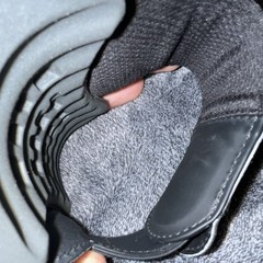 Adjustable BOA Dial Wrist Support Brace, Size M, Black/Gray Neoprene/Plastic