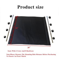 Wheelchair Replacement Seat 20 Inch Nylon Wheelchair Seat Parts with Hardware