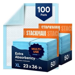 23″x36″ Disposable Chucks Pads for Kids, Adults, Pets, Super Absorbent 100 Count
