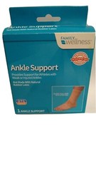 Family Wellness Ankle Support not made with natural rubber latex 1 Ancle Support