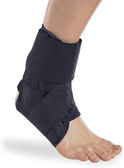 DonJoy Stabilizing Pro Ankle Support Brace, Black, XX-Small