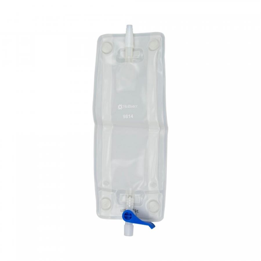 Hollister Urinary Leg Bag, Anti-Reflux Valve, 550 mL., Vinyl, Sterile, 10 Count