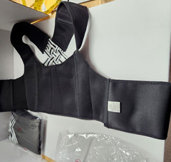 2 Black Back Braces size Medium in packages .