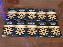 NEW 10 Pack Duracell Size 13 Activair Hearing Aid Batteries Exp 11/2029
