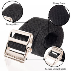 Gait Belt and Transfer/Walking Assist Metal Buckle, Standing Aid Choose Color