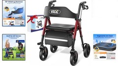 Z21 Rollator Walker – Lightweight, Dual Height Adjustment & Comfortable Backrest
