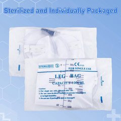 1000Ml Catheter Leg Bags, Urinary Drainage Bag for Men Women with Anti-Reflux Va