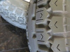 PAIR PR1MO 4.10/3.50-6 FRONT FLAT FREE Tires Wheel Pride Legend XL Scooter #5731