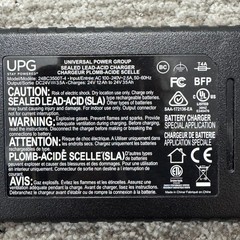 GENUINE UPG Battery Charger 24V 3.5A 24BC3500T-4 Sealed Lead Acid NEW