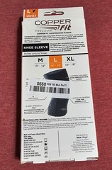 Copper Fit Compressio Sleeve in Black Size-L. 125