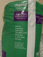 Depend Super Plus Absorbency Underwear—Extra Large 14 Count (SEALED) 2003/2004