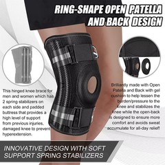 Medical Grade Hinged Knee Brace – ACL & Meniscus Support – Professional Quality