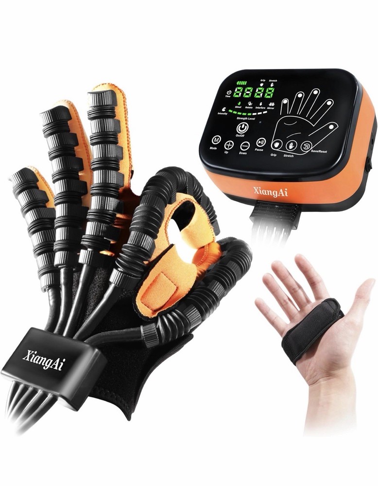 Rehabilitation Robot Glove Stroke Hemiplegia Finger Rehab 4 Modes Left Hand Lg