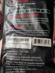 Ultra Flex Athletics Knee Sleeve SYK-1800 (Size L)