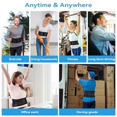 Sacroiliac Hip Belt, SI Joint – Lower Back Support Brace for Small Black-2