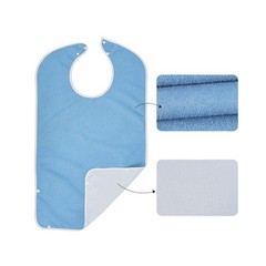 Waterproof Bibs for The Elderly Large Adult Towel Bibs Saliva Towels Dirt-proof