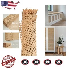 Durable 24″x48″ Natural Rattan Cane Webbing – Versatile DIY Furniture Material