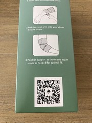 Walgreens Elbow Brace With Cleanprene Technology Great For Sensitive Skin NEW