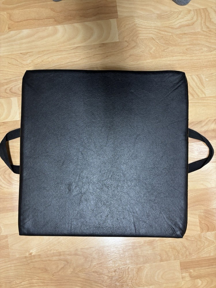 Seat Cushion and Chair Cushion for Office Chairs, Wheelchairs, 16x16x4” Black