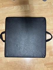 Seat Cushion and Chair Cushion for Office Chairs, Wheelchairs, 16x16x4” Black