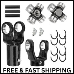 Front Prop Shaft Yoke & U-Joint (2 Side) for Polaris RZR 570 800 900 1000…