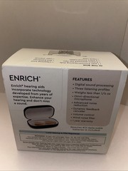 Lucid Hearing Enrich OTC Hearing Aids Behind-The-Ear Design Beige