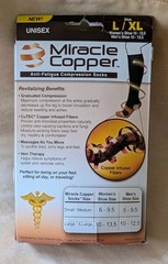 Miracle Copper™ Socks Pair Unisex black L/XL