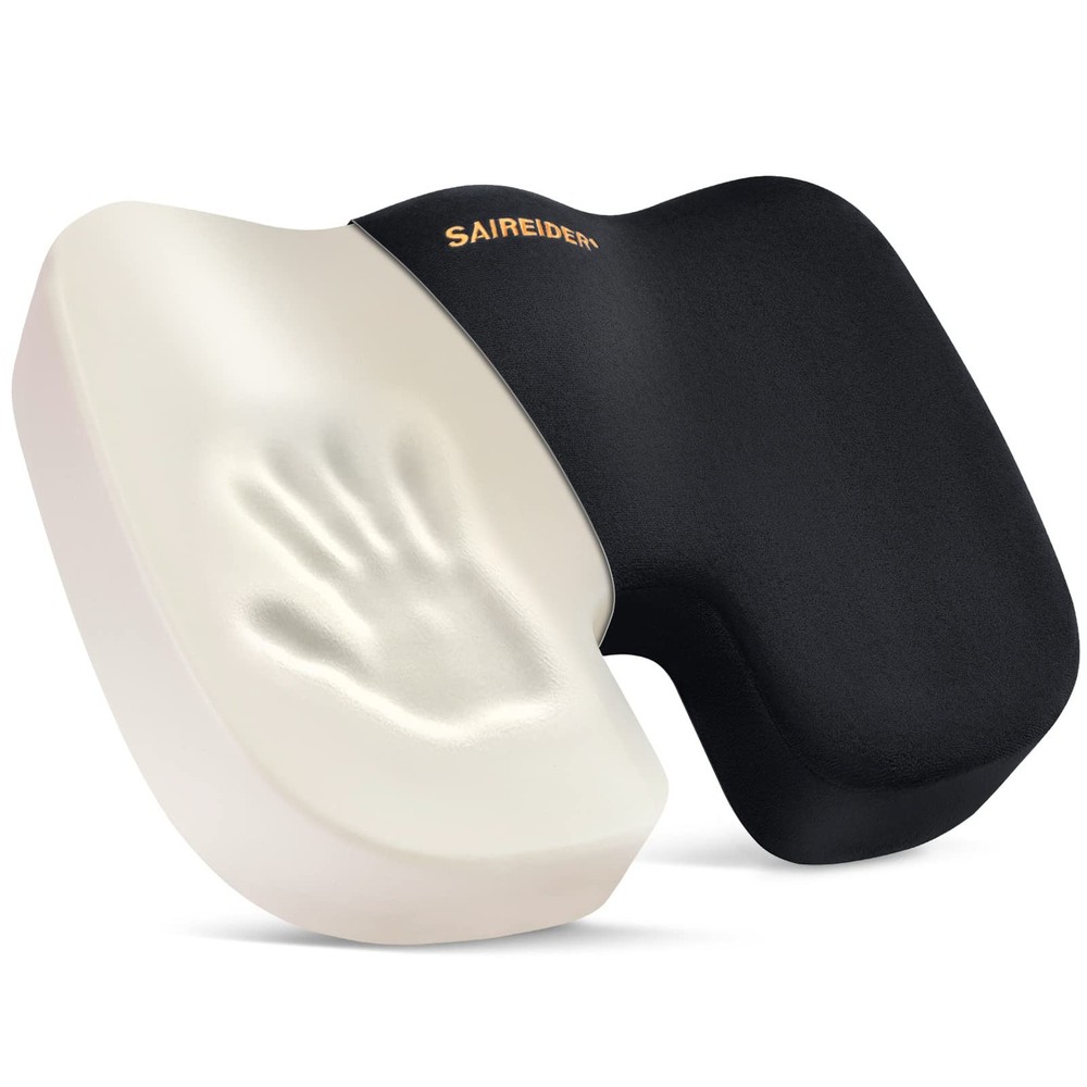 Office Chair Cushion, Car Seat Cushion, Memory Foam Coccyx Cushion Pads for T…