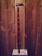 walking stick T handle NATURAL GROWN birch for average sized hands MADE IN USA