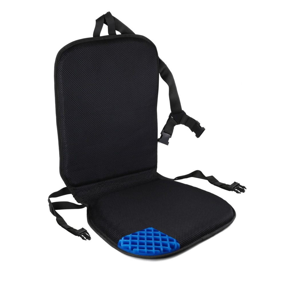 Fomi Premium All Gel Orthopedic Seat And Back Cushion Pad Lower Back Support