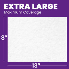 Adult Wipes For Elderly Soft Lavender – 8×13″ 720ct (Too Large,Not-Flushable)