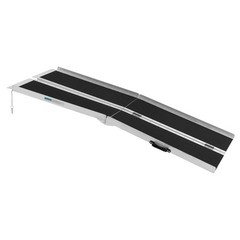 6 ft Aluminum Folding Wheelchair Scooter Mobility Ramp Portable Non-Slip 800LBS