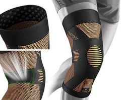 NEENCA Copper Knee Brace for Women and Men, Large, High Copper-Single