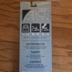 Custom Orthotic Insoles Archmolds Maximum Women’s 6.5-7 (C) Heat-Moldable NOS