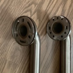 2 Shower Bath Tub Wall Grab Bar 1 Is 16” The Other 21’, Total Length 21” 2nd 27”
