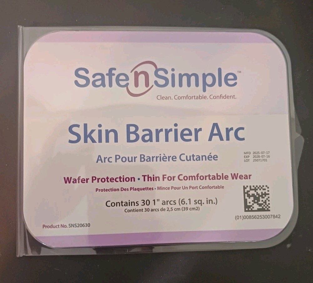 Safe N Simple Skin Barrier Arc (Contains 30 – 1″ Arcs) 2026 / Waterproof Pack