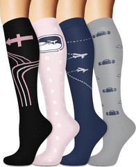 Sooverki Compression Socks for Women and Men Circulation (3/4 Pairs) Is Best Sup