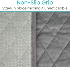 Waterproof Chair Pads for Incontinence 22×21 inches Washable Seat Protector Gray