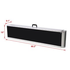 10FT Portable Aluminum Non Skid Wheelchair Ramp Foldable Mobility 700LBS